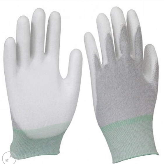 Găng tay  phủ Pu bàn xám